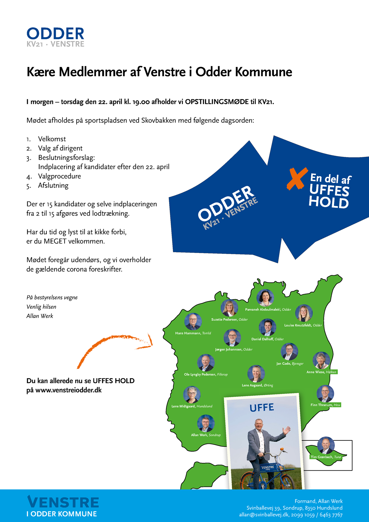 Opstillingsmøde KV2021